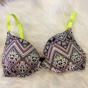 PINK VS Aztec Wear Everywhere Push-up Bra